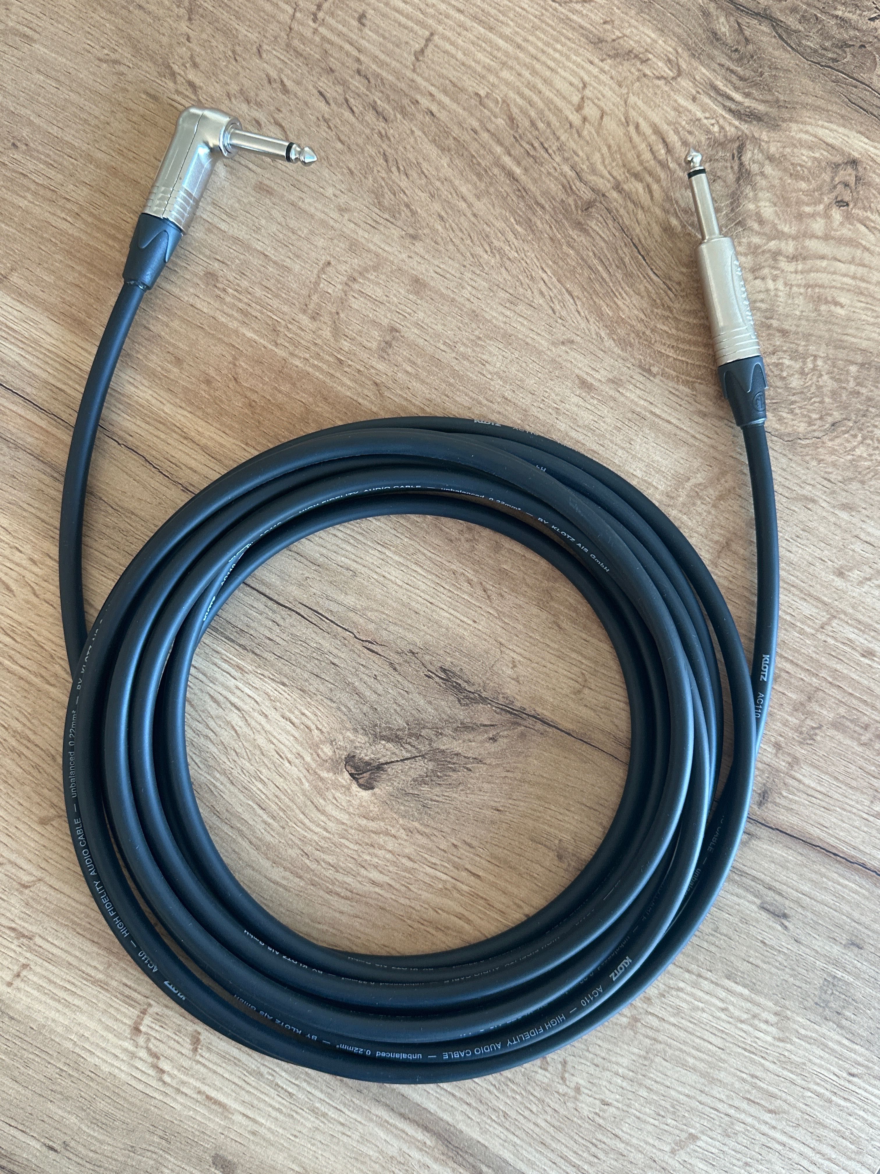 Kabel gitarowy Klotz AC110 - Neutrik 6 metr