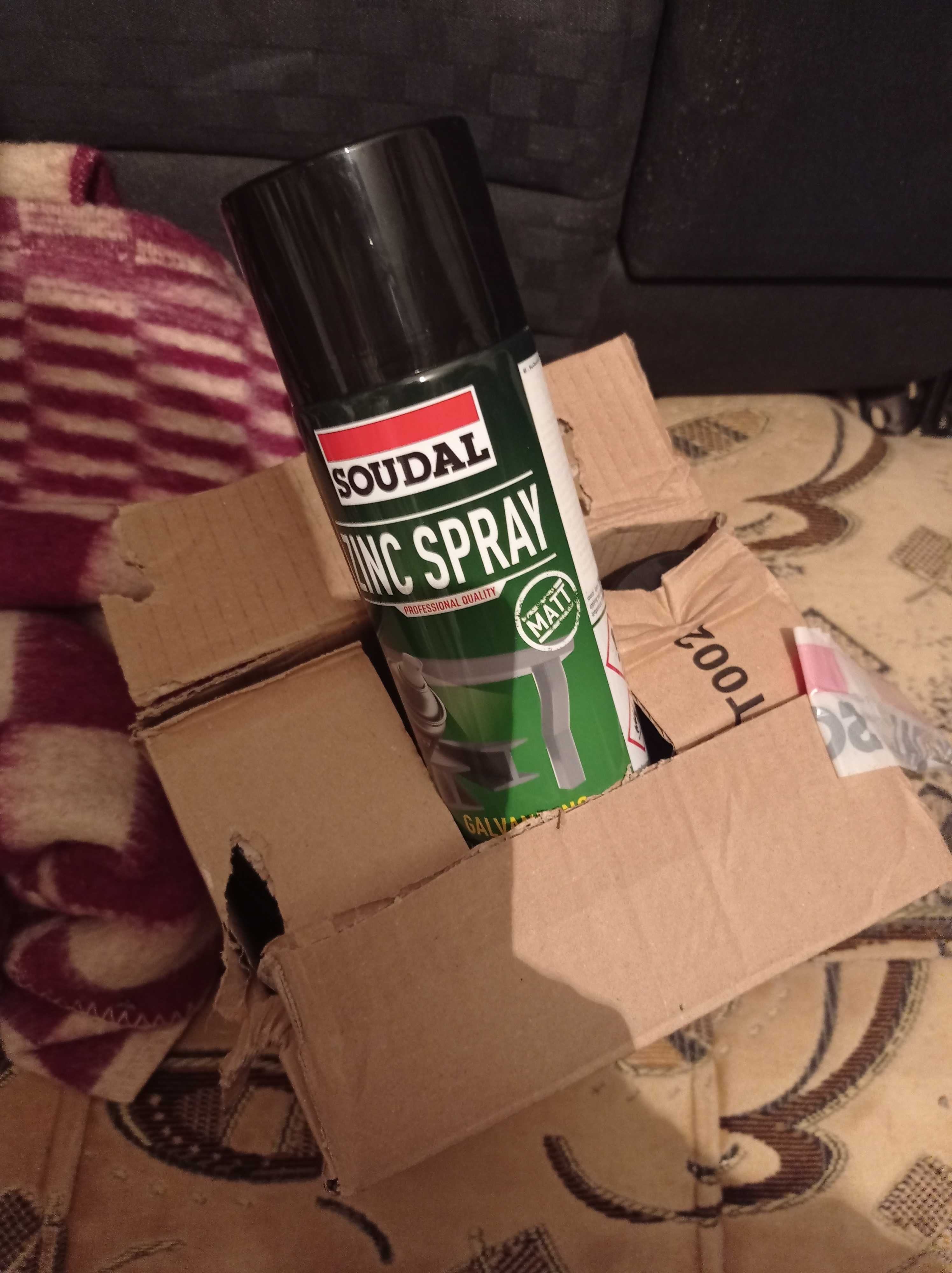 Антикоррозионный аэрозоль Zinc Spray Soudal