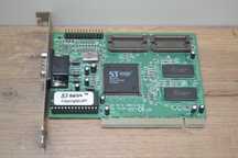 stara retro karta graficzna PCI S3 Trio 64V+ pudełko instrukcja CD
