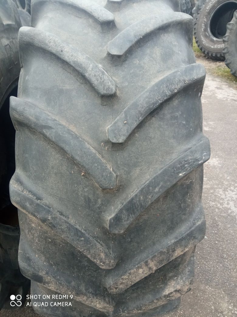 480/65R24 Michelin XM 108 opony używane rolnicze para