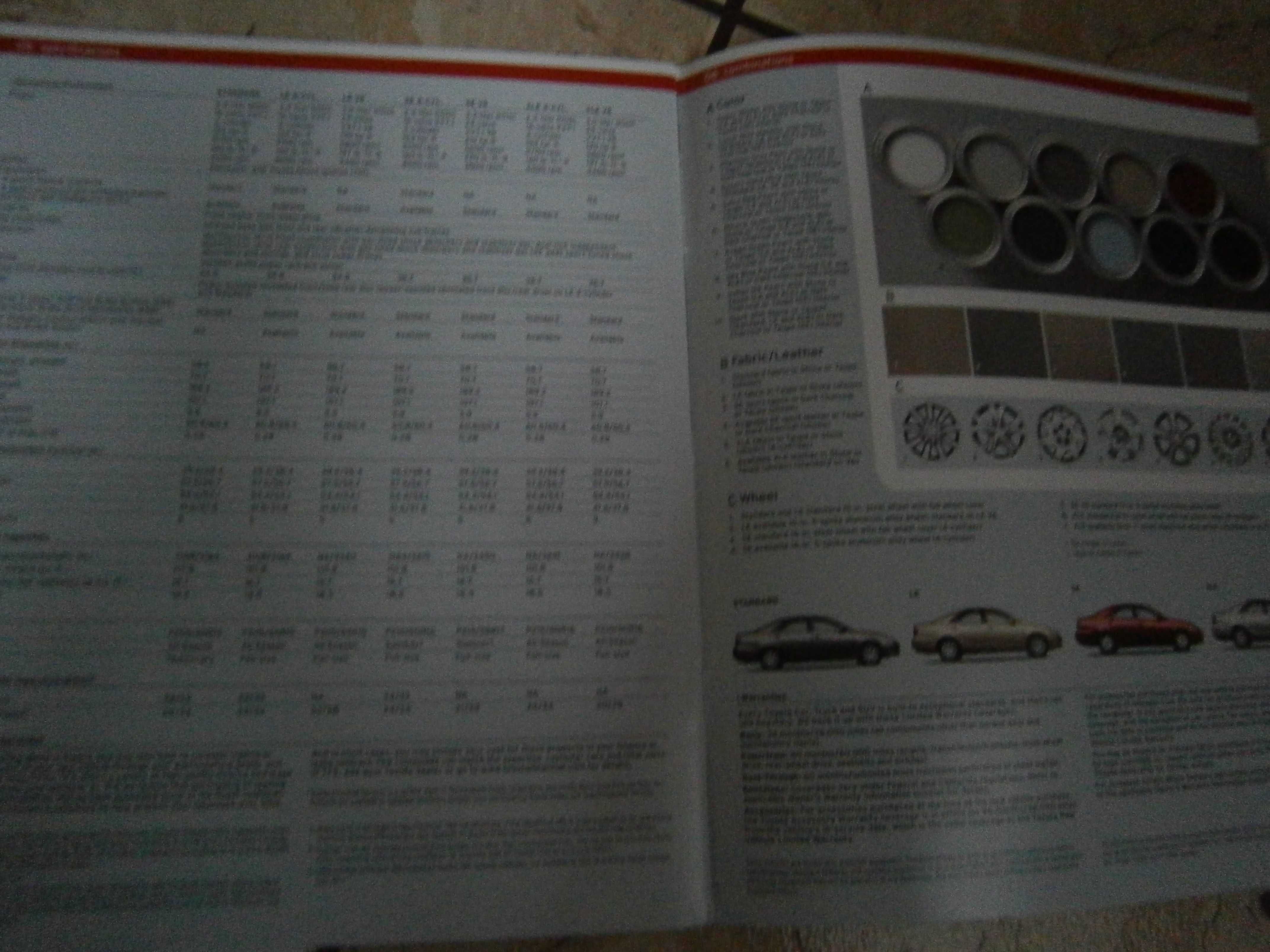 Folder prospekt Toyota Camry