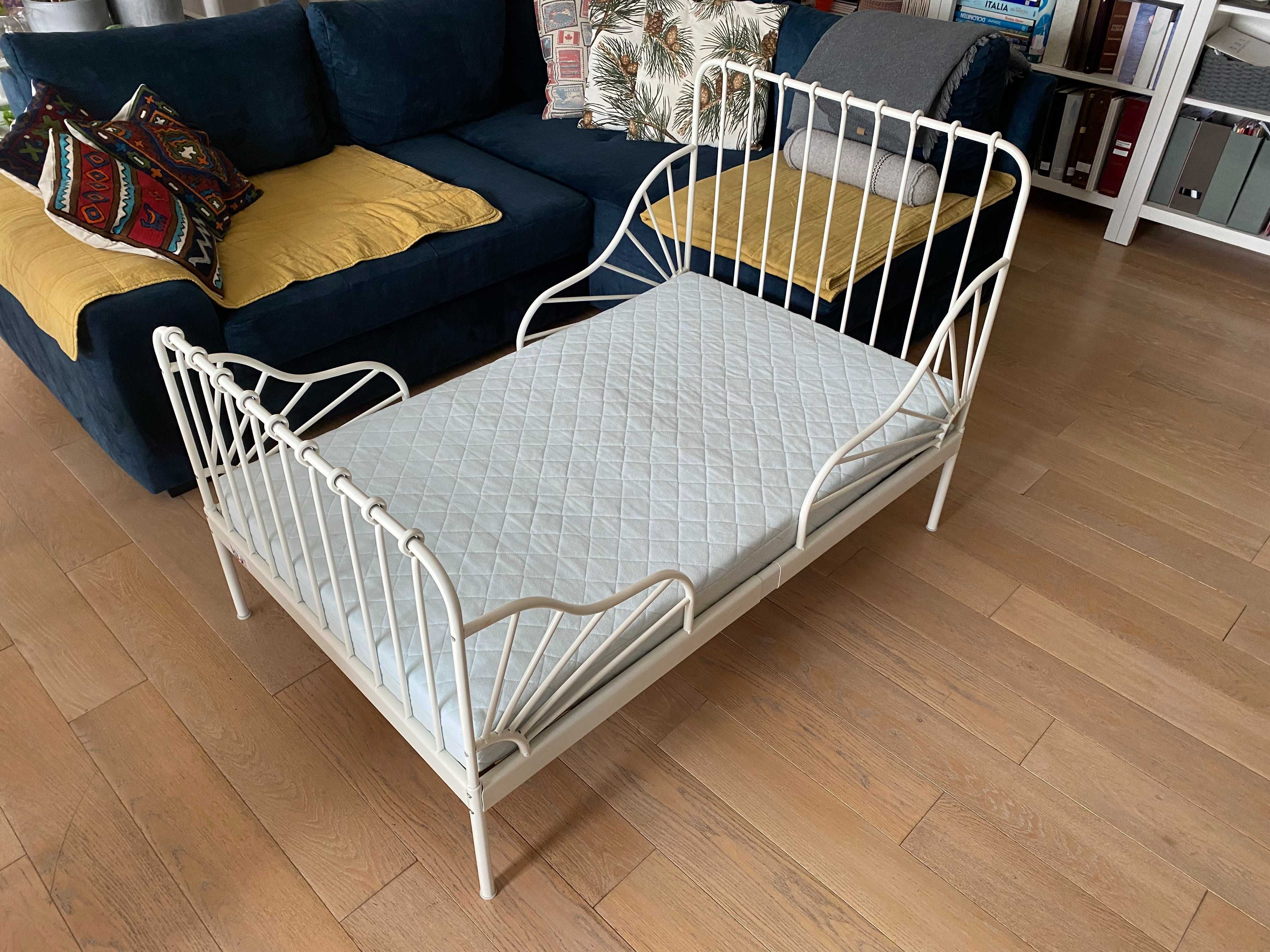 Łóżko dla dziecka IKEA MINNEN z materacem VIMSIG