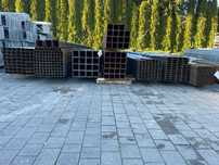 30x30x2 Profil stalowy zamknięty rura profil brama drzwi