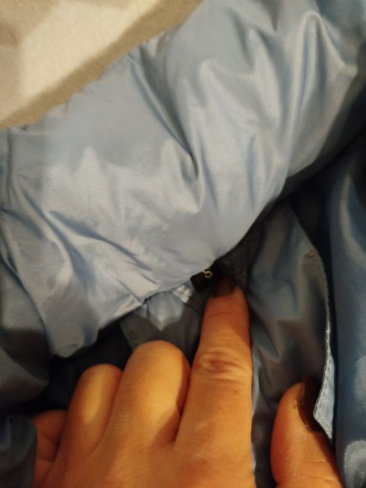 Kurtka zimowa błękit