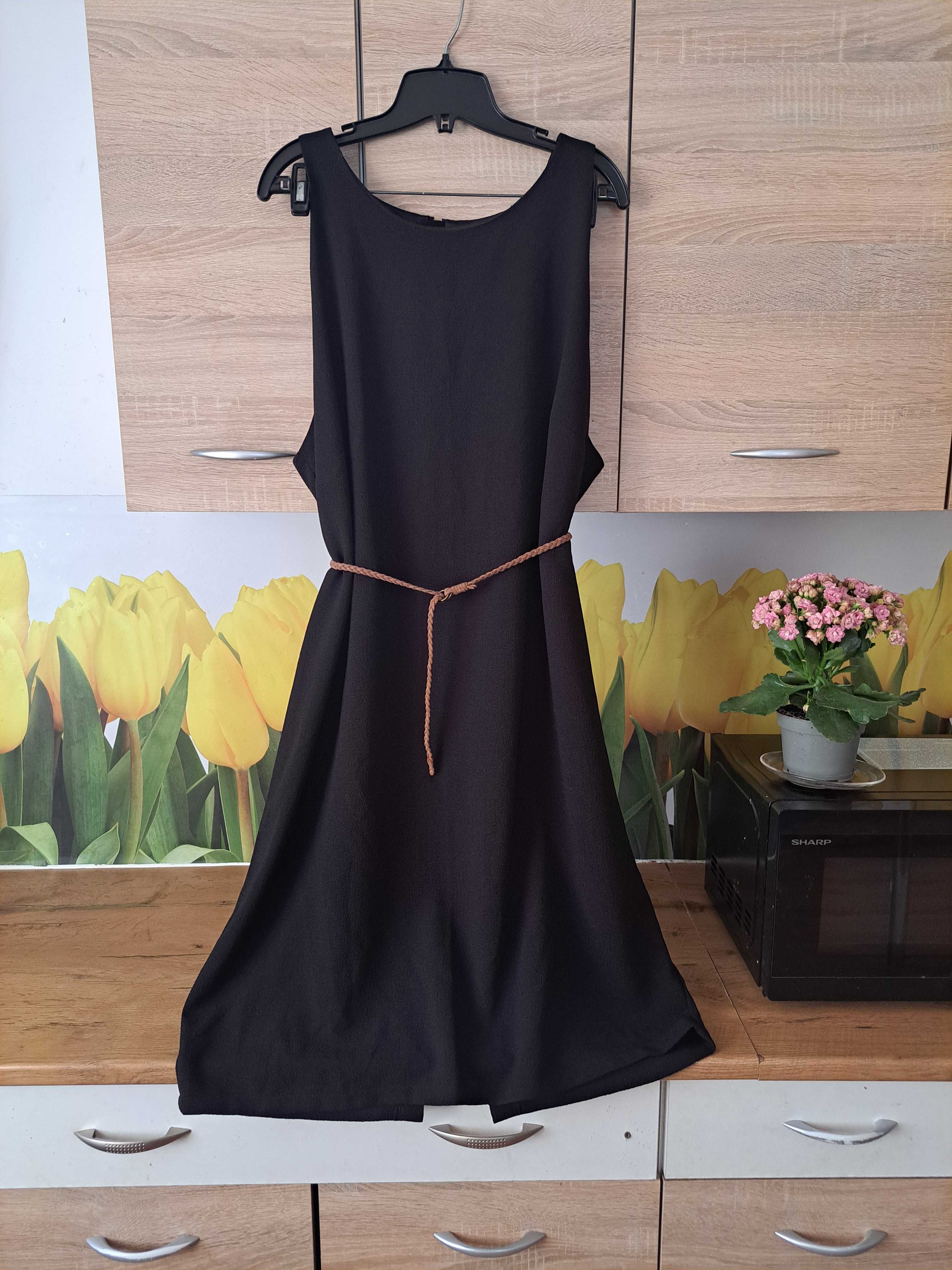 Ołówkowa sukienka H&M rozmiar 52/54 poliester/elastan