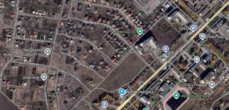 Земельна ділянка під будівництво 10 соток
