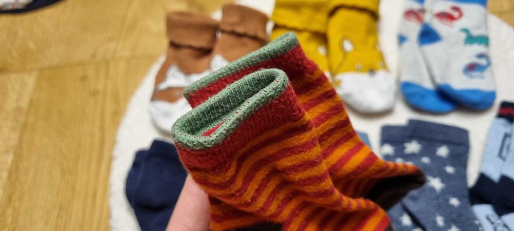 8 par skarpetki niemowlęce bawełna I bambus 9 do 12 mies