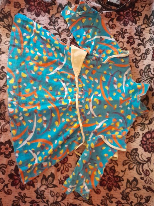 Теплые байковые платья длина 44 см