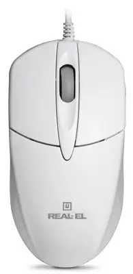 Мишка REAL-EL RM-211 White + Мишка REAL-EL RM-410 Silent Black