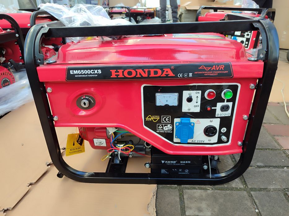 СУПЕР ЦІНА‼️Генератори HONDA 6.5 кВт | Електростартер| Мідна обмотка