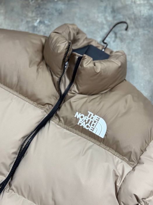 Чоловіча куртка-пуховик зе  норс фейс бежева The North Face