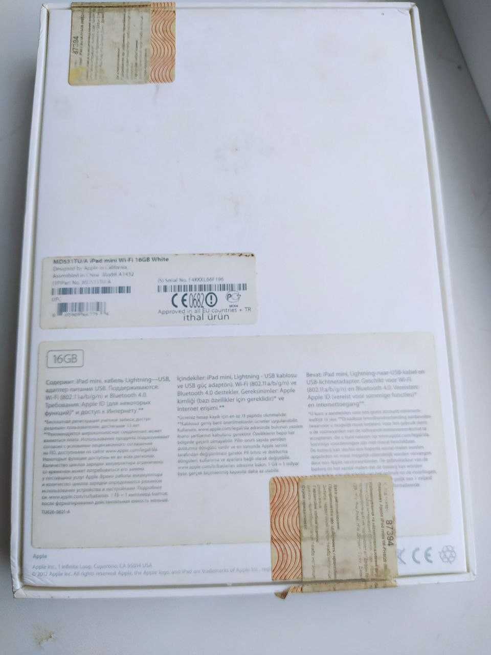 продам планшет Apple iPad mini 16GB Wi-Fi A1432