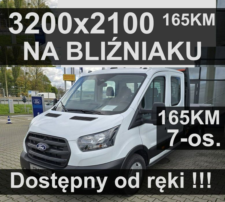 Ford Transit  L4 Skrzynia 3200x2100 na bliźniaku Hak Niska Cena od ręki ! 1726 zł