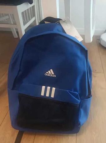 NOWY plecak adidas klasyczny szkolny sportowy niebieski H34805 adidasa
