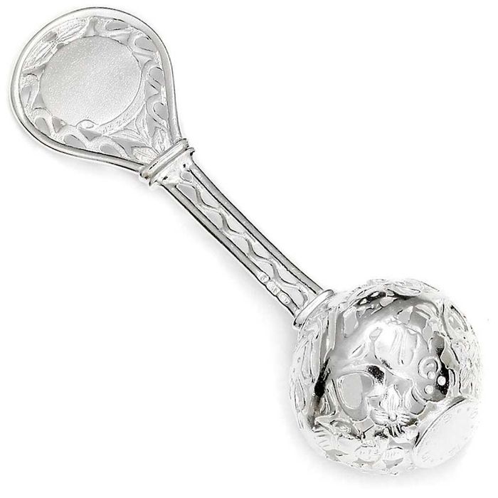 Grzechotka srebrna pr. 925 Chrzest Narodziny Dziecka G23