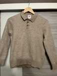 Beżowy sweter polo 100% kaszmir Zara