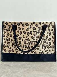Леопардова сумка-шопер