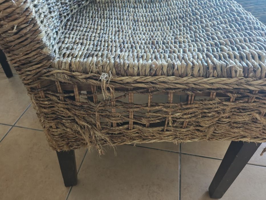 Conjunto 6 cadeira de verga