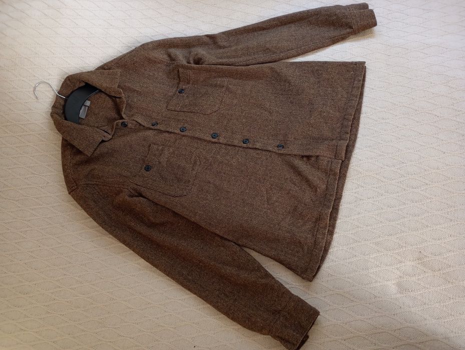 ASOS M wygodna miękka kurtka koszulowa ciepła koszula na wiosnę