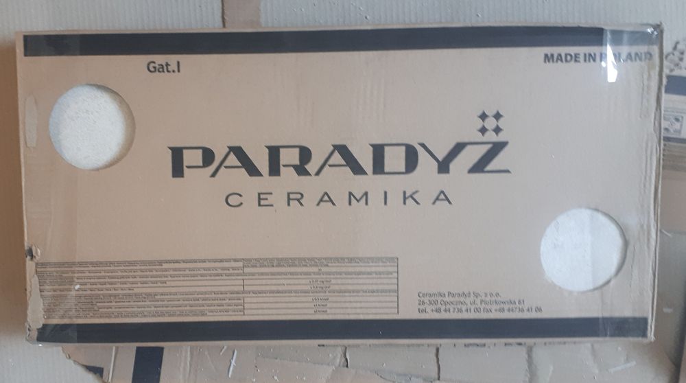 Płytki glazura  60 x30 cm PARADYŻ