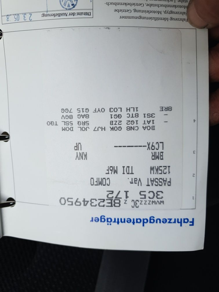Passat B6 pas przedni zderzak lampy bi xenon