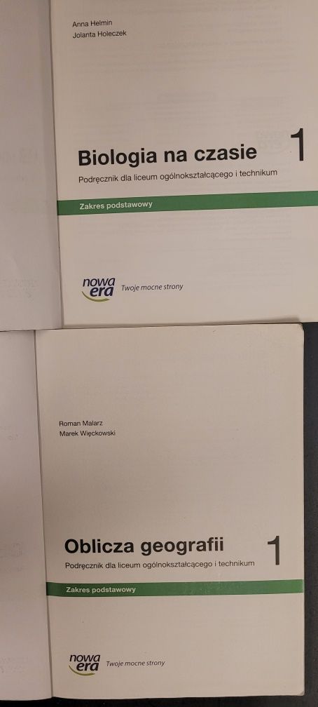Podreczniki Technikum klasa 1