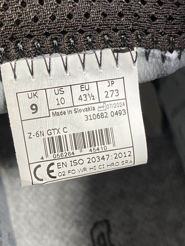 43,5р. Берці ОРИГІНАЛ ботінки Lowa Z-6N GTX C Mid TF Dark Brown
