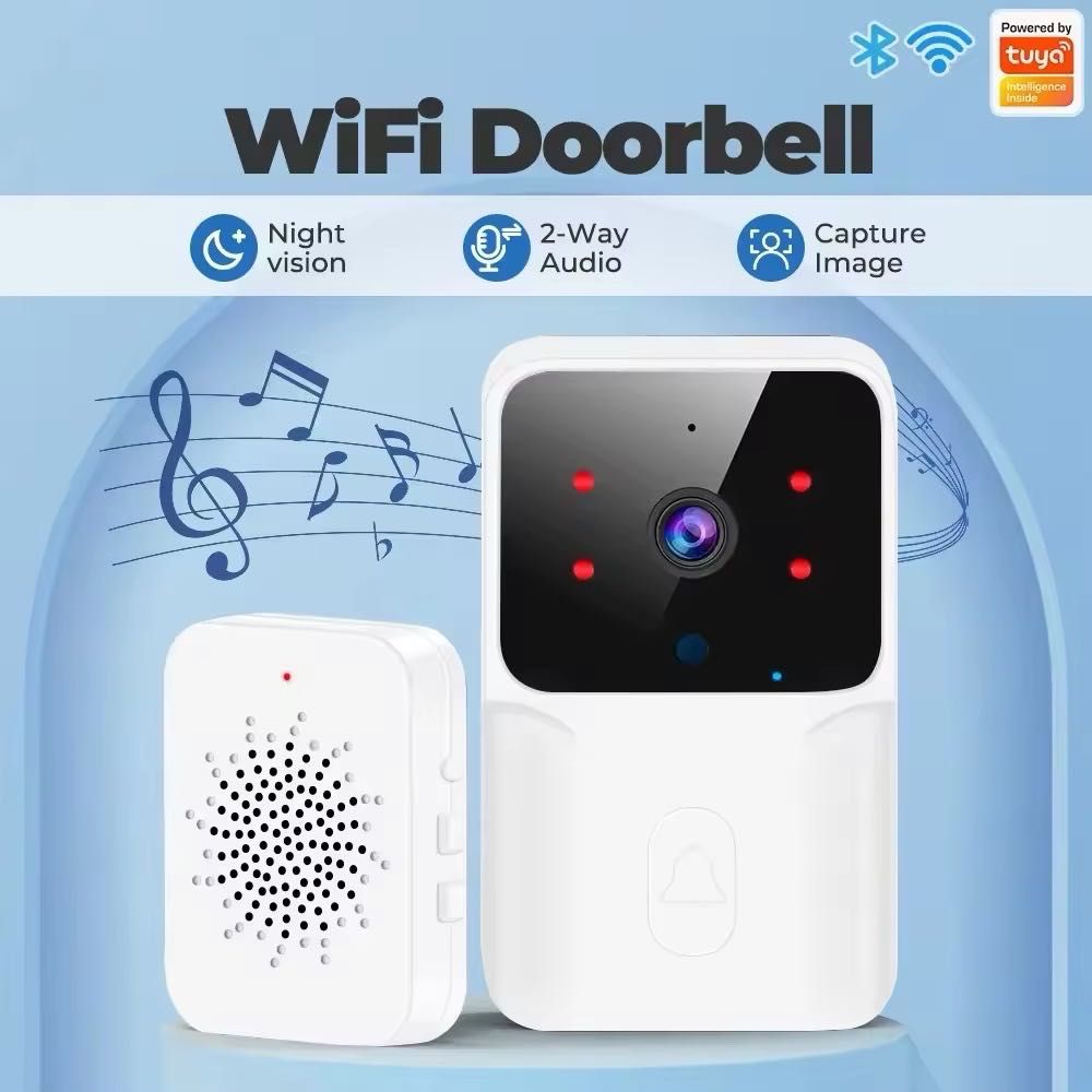 Продам беспроводной видеозвонок с HD-камерой и Wi-Fi-интеркомом.