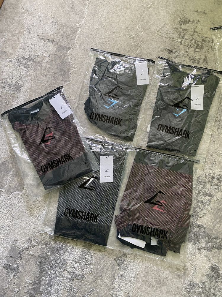 Останній розмір Gymshark Onyx V5 Seamless T-Shirt (Red M)