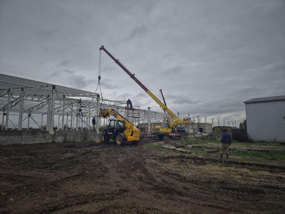 Оренда крана 25т. 27.5м.Навантажувача телескопічного з люлькою.