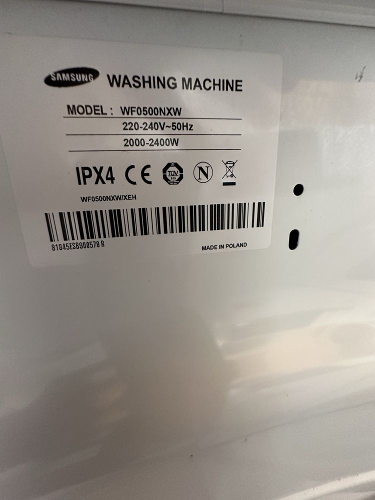 пральна машина Samsung 5 кг MODEL: WF0500NXW