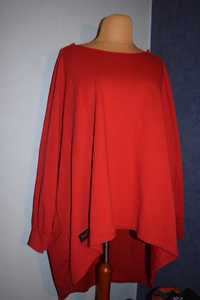 Fashion Oryginalna sukienka włoska ze skrzydłami długi rękaw_50/52