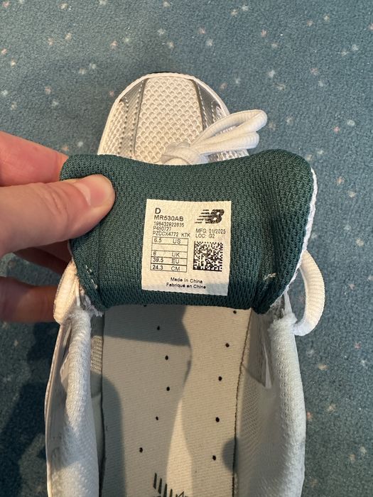 Nowe New Balance 530 biało zielone turkusowe 39,5. Oryginalne Pudełko.