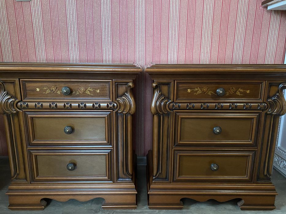 деревянные тумба тумбочки Италия винтаж антиквар