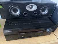 Denon AVR 1513 Amplituner + głośniki 3 stan bdb