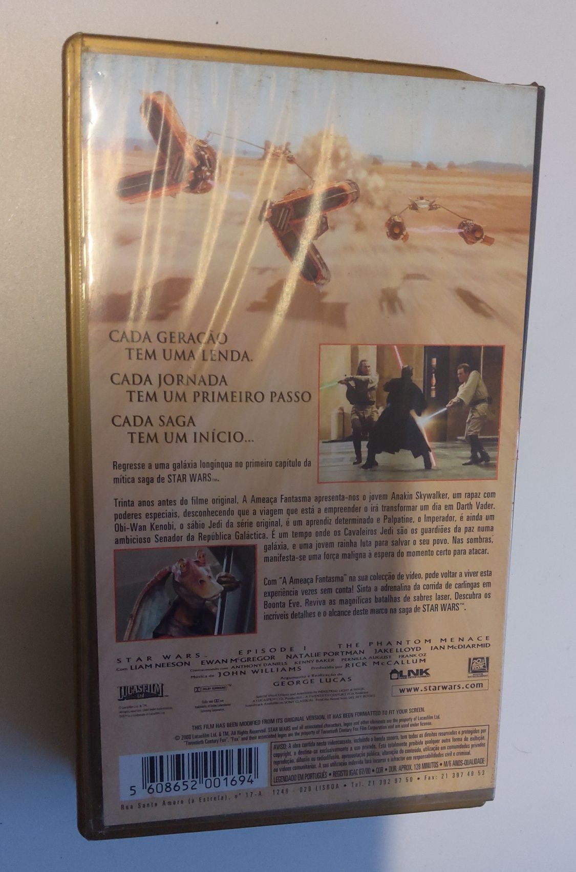Star Wars I - VHS 2000 PT - A Ameaça Fantasma