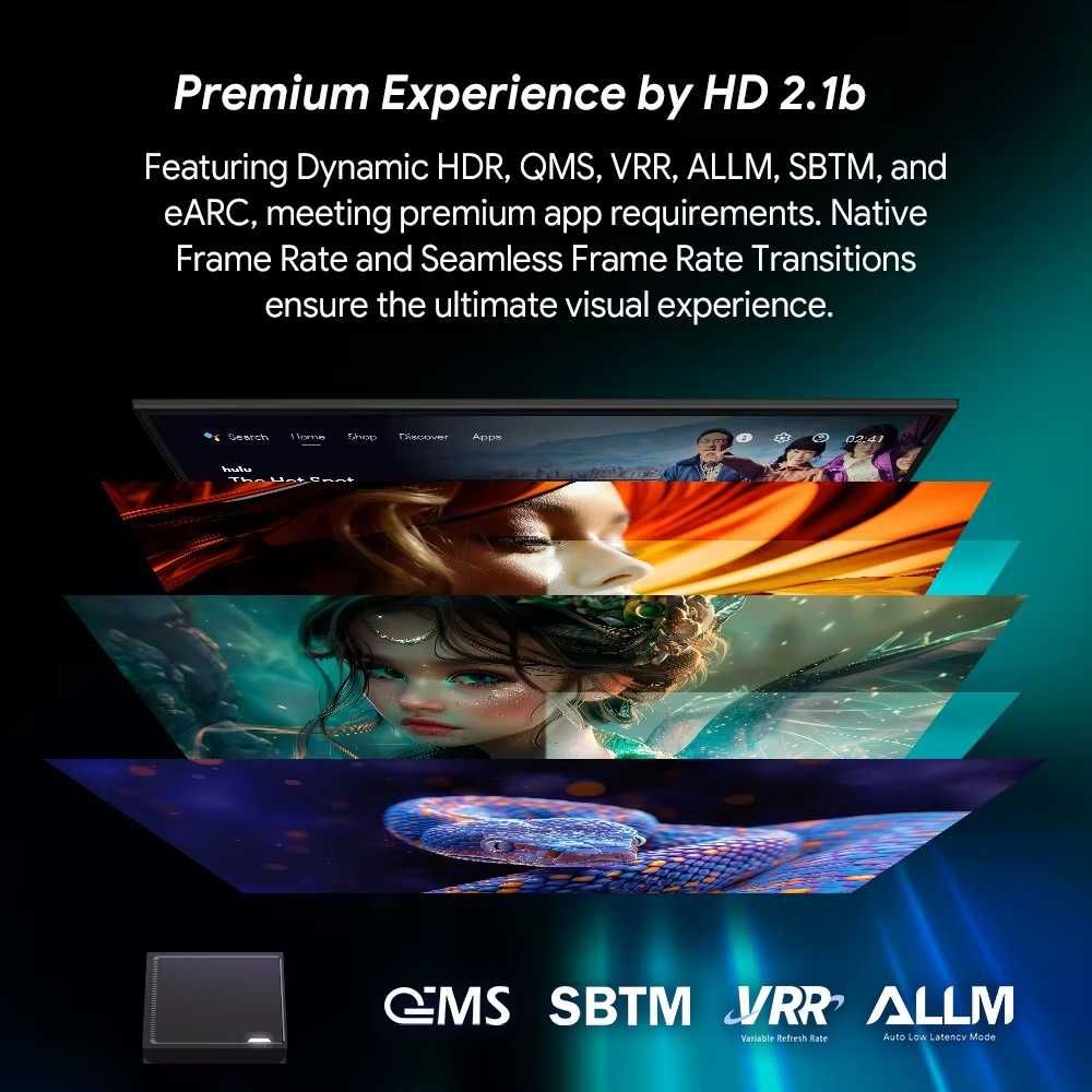 TV Box RT-X2 4/64Gb Realtek RTD1325 AndroidTV 14 4K AiPQ AiSR QMS-VRR