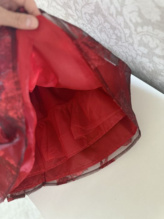 Святкова ноаорічна сукня , теплі лосини  F&F розмір 4-5 років 110