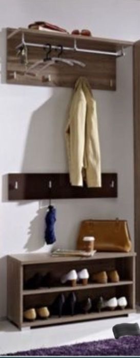 Комплект мебели для прихожей Homeline польской фабрики Black Red White