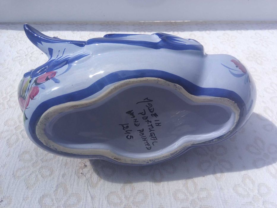 Cisne louça floreira