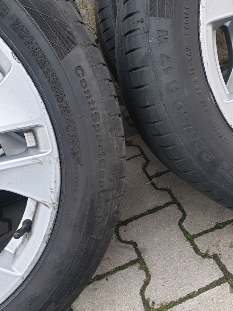 Koła felgi alu z oponami 17" 5x112 C204 C205 E212 Mercedes Vw