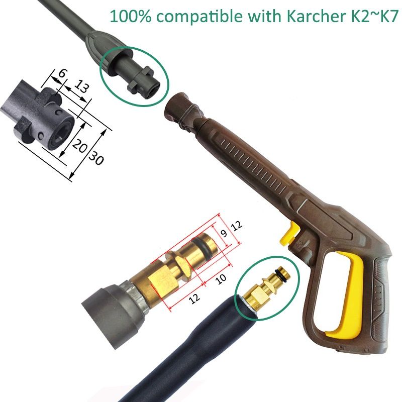 Пистолет для мойки Karcher насадка на мойку Комплект грязевая фреза