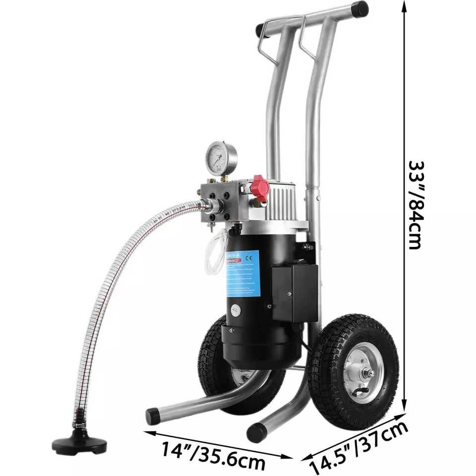 Máquina airless alta pressão 3.8L nova 1,2Hp 220bar