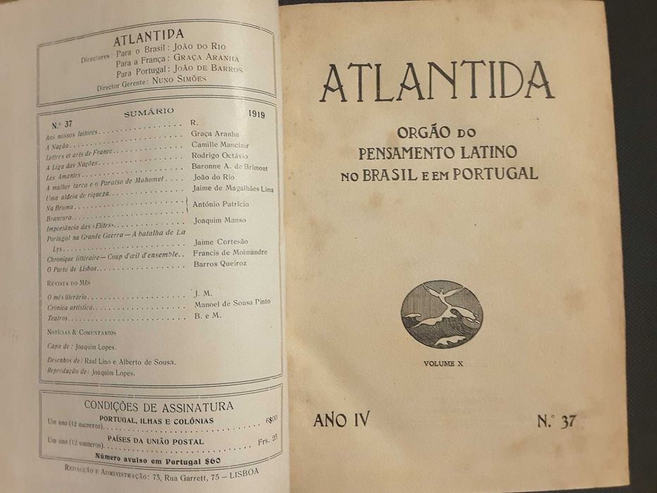 Revista Portuguesa / Atlântida (1919)