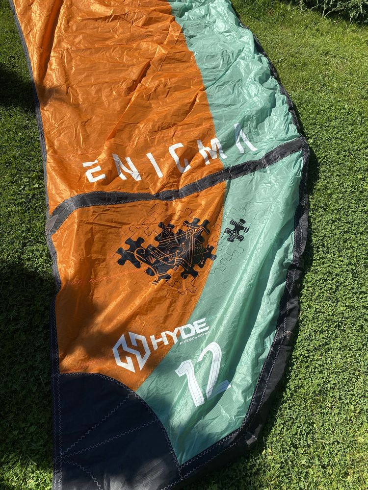 Kitesurfing (Jak Nowy!)/Latawiec 12m + Bar + Plecak + KOMPLETNY ZESTAW