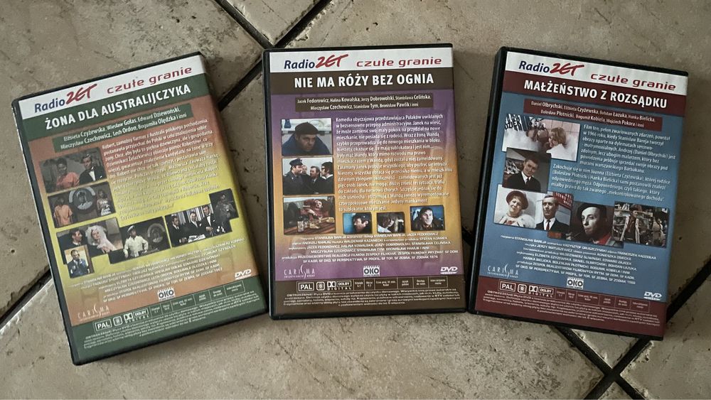 3 filmy DVD Nie ma róży… Żona dla Australijczyka Małżeństwo z…