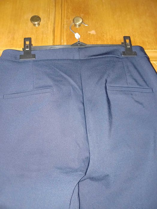 Calça elegante skinny crop