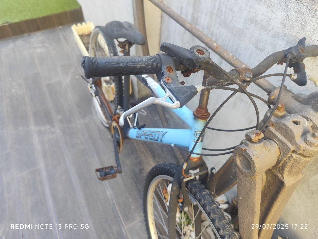 Bicicleta para desocupar