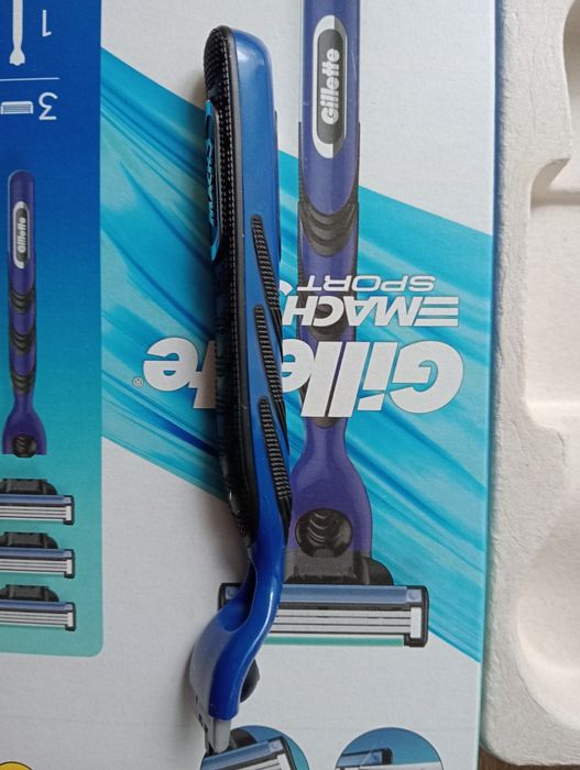 Nowa oryginalna Gillette Mach 3 rączka maszynka do golenia bez nożyki