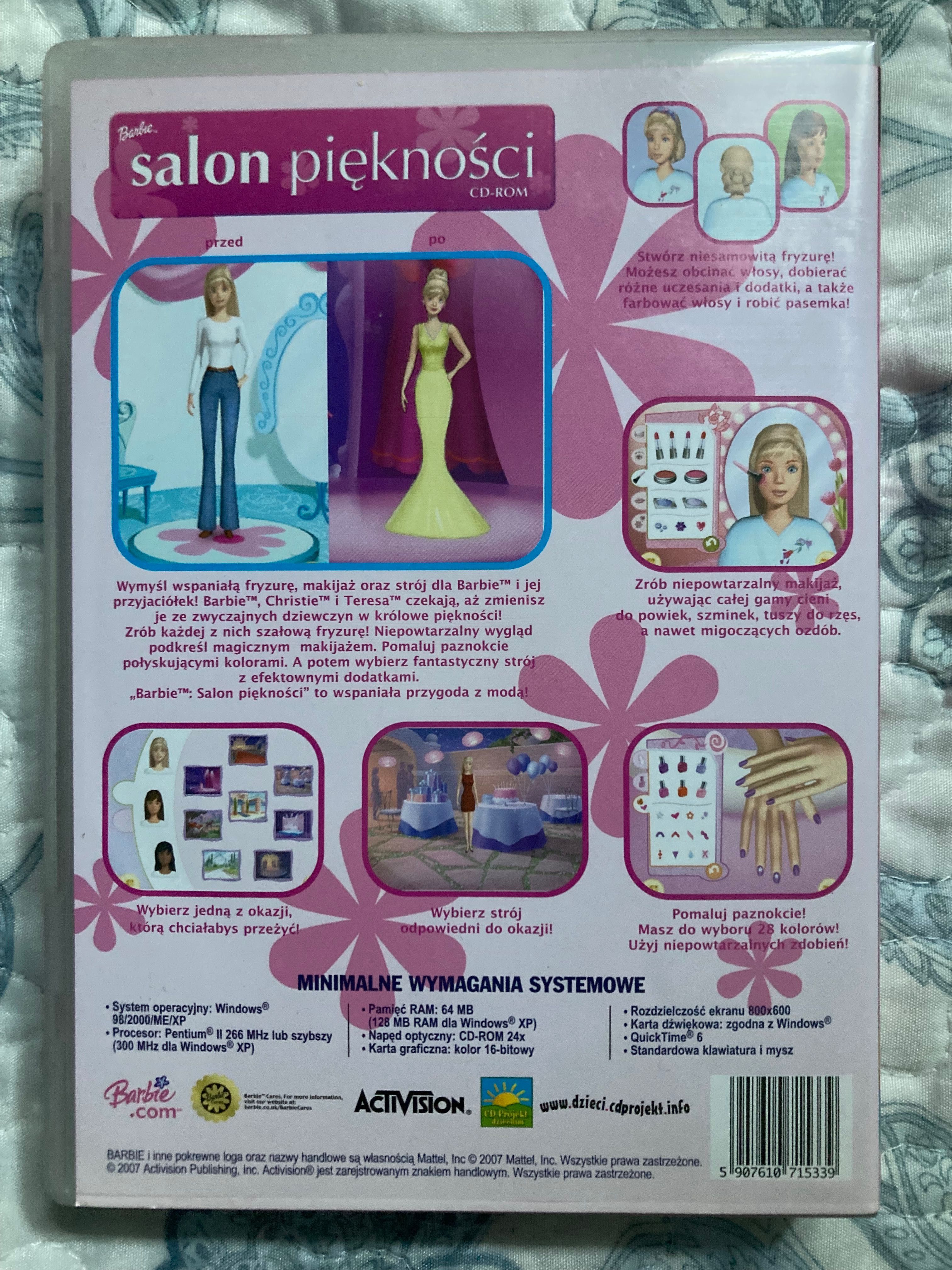Barbie Salon Piękności Gra Komputerowa